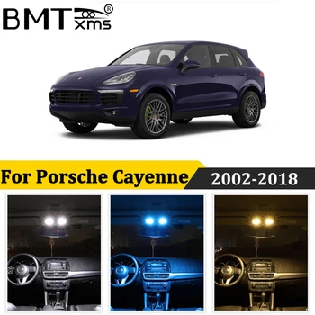 

BMTxms 17Pcs Canbus Car LED Interior Map Dome Light For Porsche Cayenne 2 958 92A 9PA 955 2002-2018 Auto Accessories