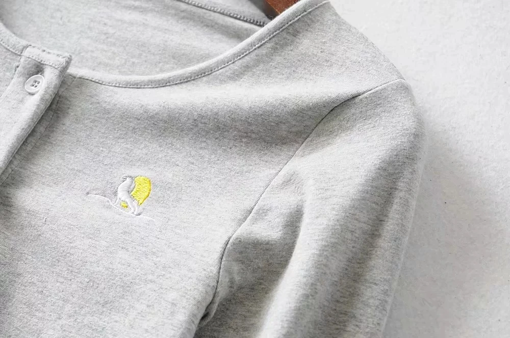 Винтажный вышитый черный кардиган kawaii Укороченный кардиган женский свитер сексуальный вязаный короткий свитер корейский вязаный свитер осень