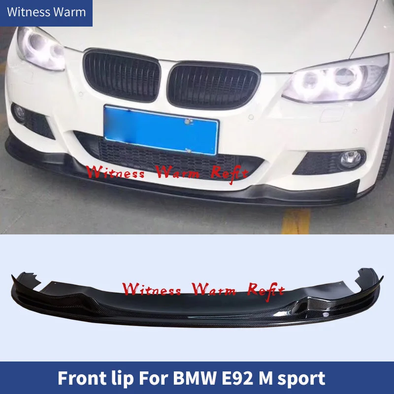Передний бампер спойлер сплиттеры фартук для BMW E92 MT спортивный углеродное