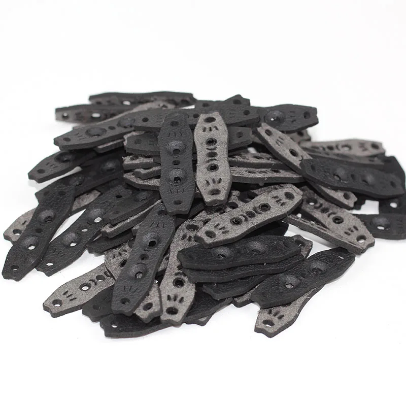 Artificial Leather Pocket 42mm-50mm Mircofiber Slingshot Pouches 20pcs for Slingshots Hunting Shooting Catapults Slingshot Ammo