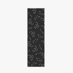 Personalized Skateboard Deck Sandpaper Hollow Transparent Abrasion Resistant Akcesoria Do Deskorolek Sticker Transparent KC50PJ
