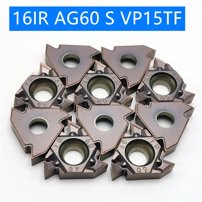 20PCS MMT 16IR AG60 S VP15TF MMT16IR high hardness pressing thread turning tool