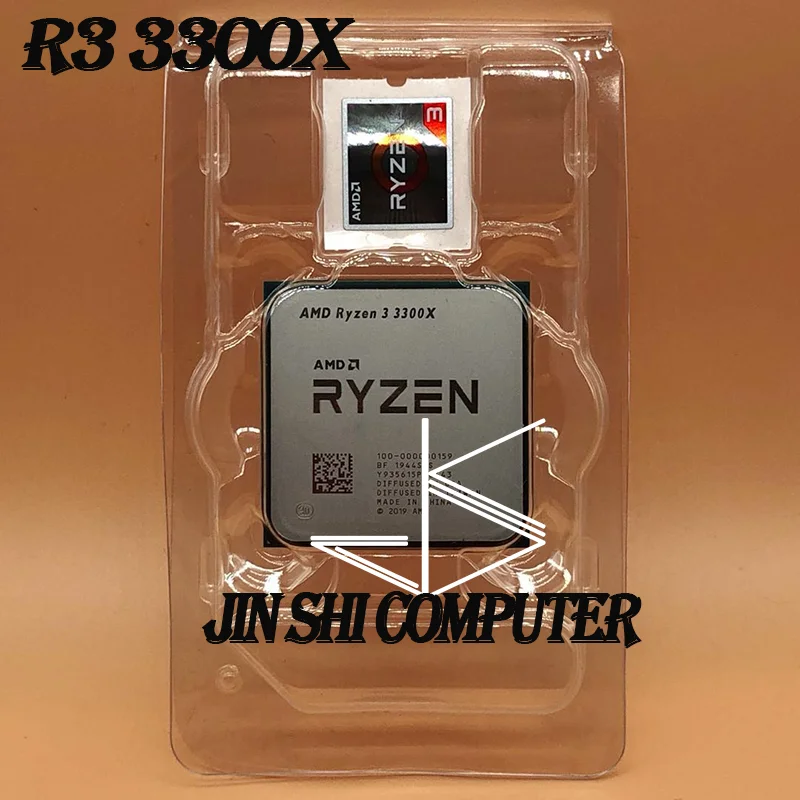 Новый четырехъядерный процессор AMD Ryzen 3 3300X R3 8 GHz с восьмиядерным процессором 65W L3 =