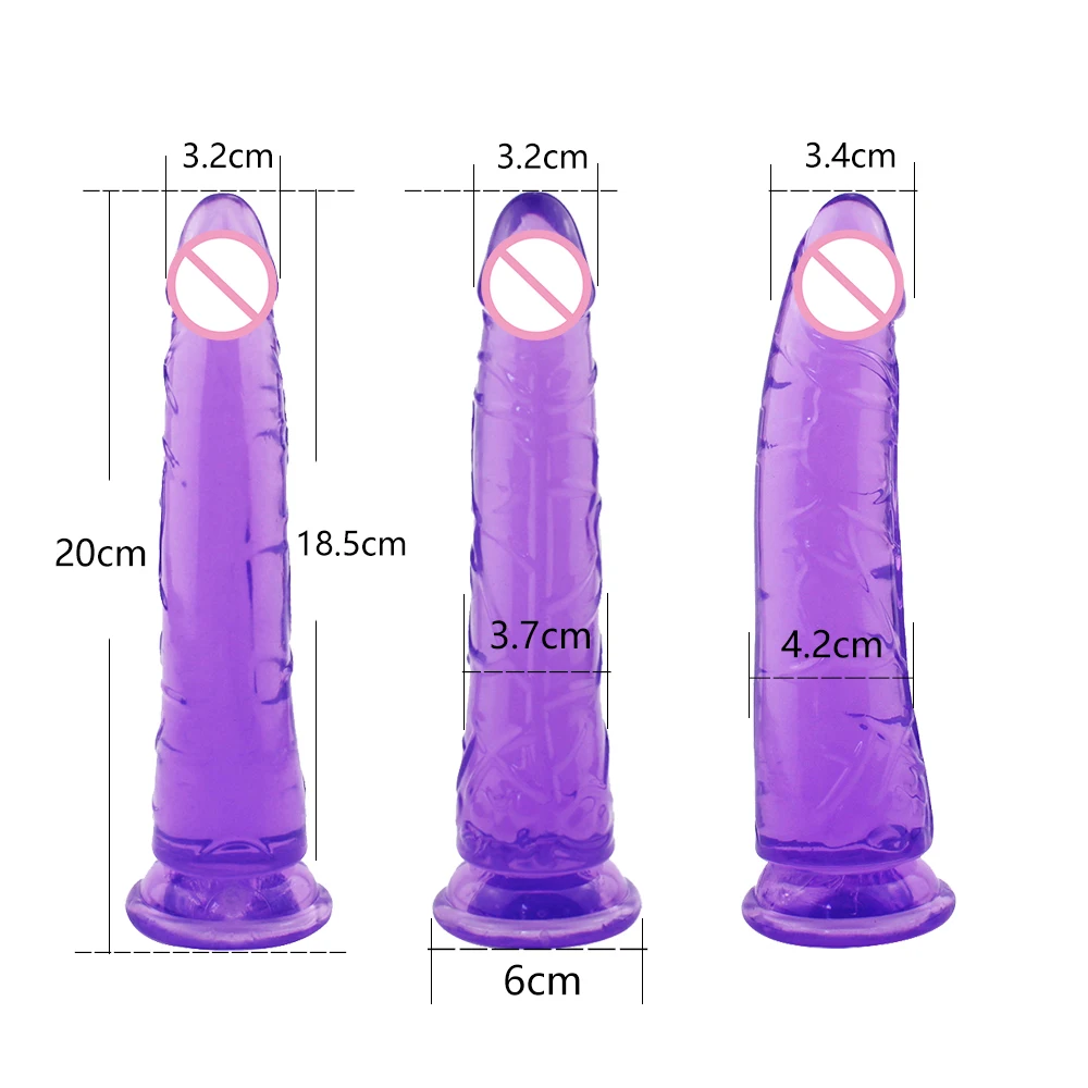 Female Dildos for Women Jelly Big Realistic Penis with Suction Cup Dick Cock Adults 18 Erotic Goods Sexy Products Sex Toys Shop