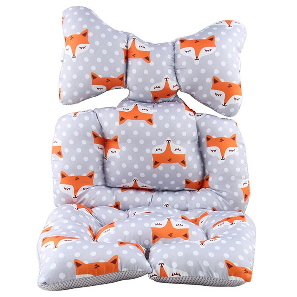 Little Fox Детская коляска хлопковый коврик мыши с утолщением мягкая Экологически чистая азоптическая тканевая салфетка MYDING - Цвет: Little Fox