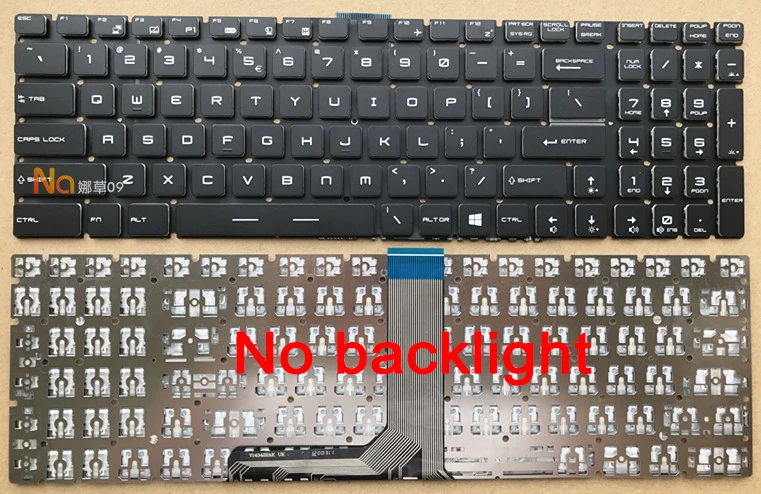 Laptop Replace keyboard for MS-16U6 MS-16U1 GP65 GE75 GP75 GP73 GE63 GL63 GP63 GL62 GL72 GP72 MS-17E7 GF75 MS-17F4