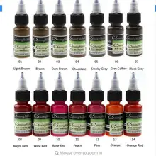 Высокое качество/бутылка блеск для губ тату краска для бровей чернила для татуировки бровей и губ постоянный макияж быстрая раскраска за 5 минут