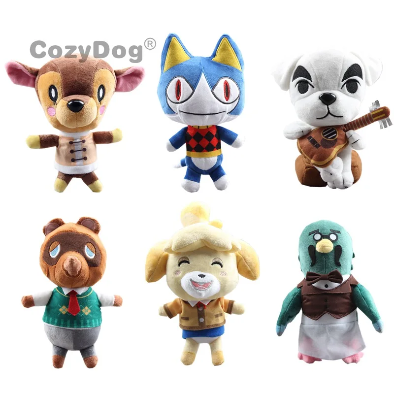 

Animal Crossing K.K. Brewster 20cm Rover Porter Tom Nook Shizue Isabelle Stuffed Animals