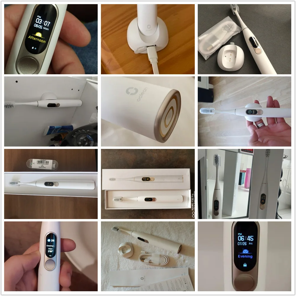 Оригинальная Xiaomi Oclean X sonic электрическая зубная щетка для взрослых Водонепроницаемая ультра звуковая Автоматическая быстрая зарядка зубная щетка mijia