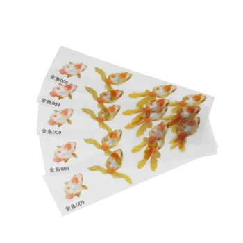 

UV Resin 3D Stickers Gold Fish Fill Decorative Sticker Fit Silicone Molds Micro Landscape Scrapbooking Stickers DIY Jewelry Tool