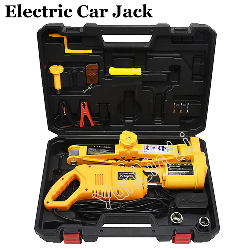 12V Car Repair Tool Electric Hydraulic Floor Jack Lifting Set Impact Wrench Tool