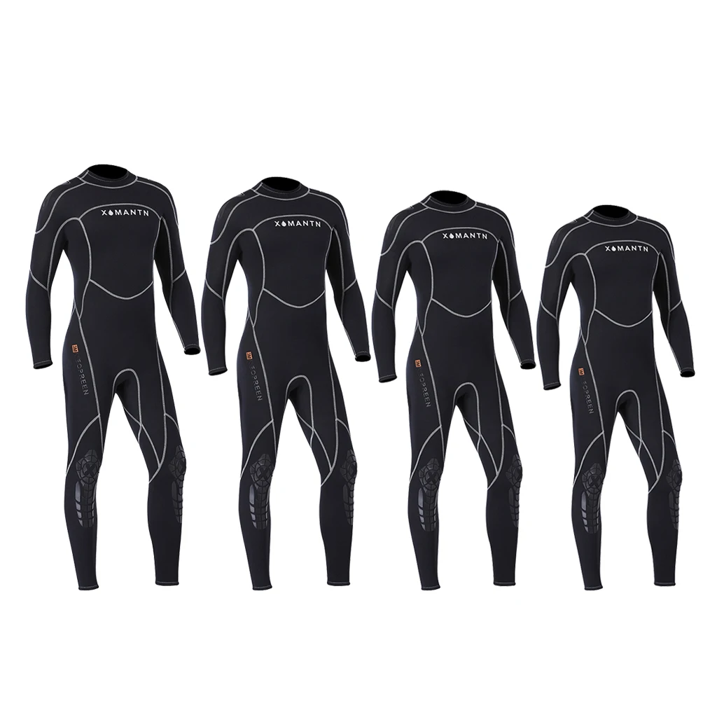 3 Mm Male Diving Wetsuit One-Piece Diving Suit Jumpsuit Rash Guard Scuba Diving Wetsuit for Water Sports 