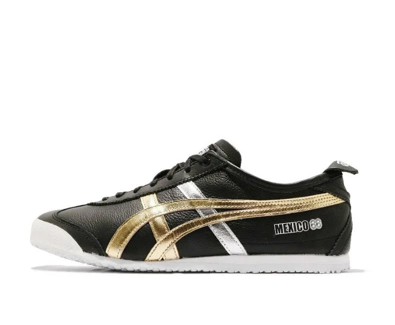 Onitsuka Tiger унисекс, Мехико 66, спортивная обувь для мужчин, стиль жизни, женская обувь для скейтбординга, D5V2L-9094, черный цвет