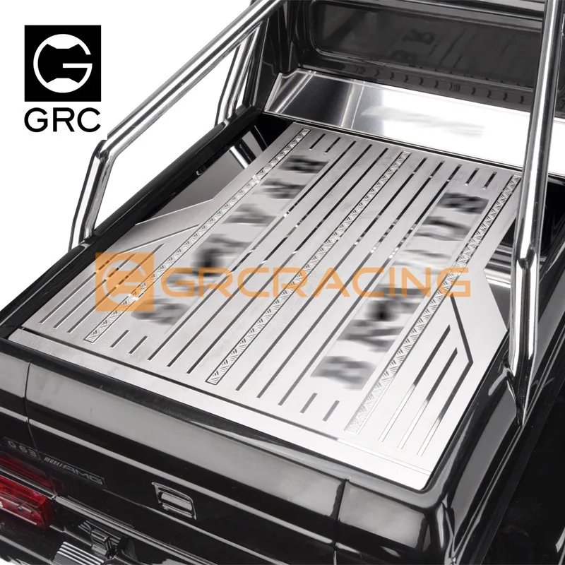 GRC 스테인리스 스틸 후면 트렁크 리드, 1/10 Trx-6 G63 Trx-4 G500 에 적합, 개조 및 업그레이드 액세서리