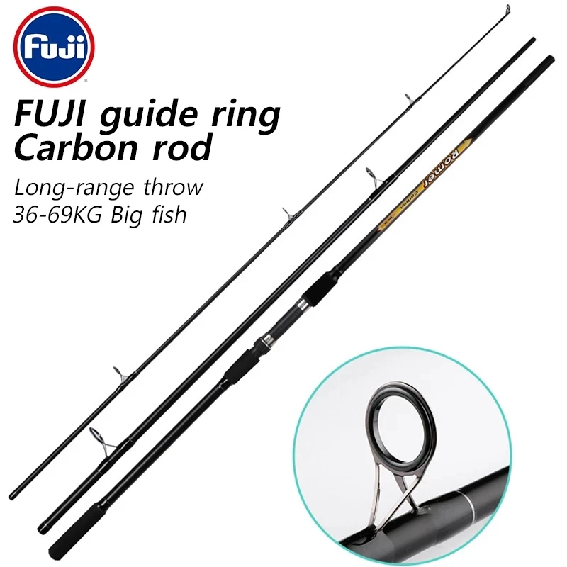 Рыболовная удочка FUJI L.W.50-150 г для морской лодки 3 3/3 6/3 9 м 3-секционная карбоновая