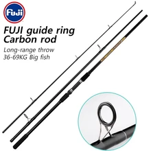 

FUJI L.W.50-150g Offshore Boat Jigging Fishing Rod 3.3/3.6/3.9M 3 Sections Carbon Saltwater Bottom Fishing Carp Rod Spinning