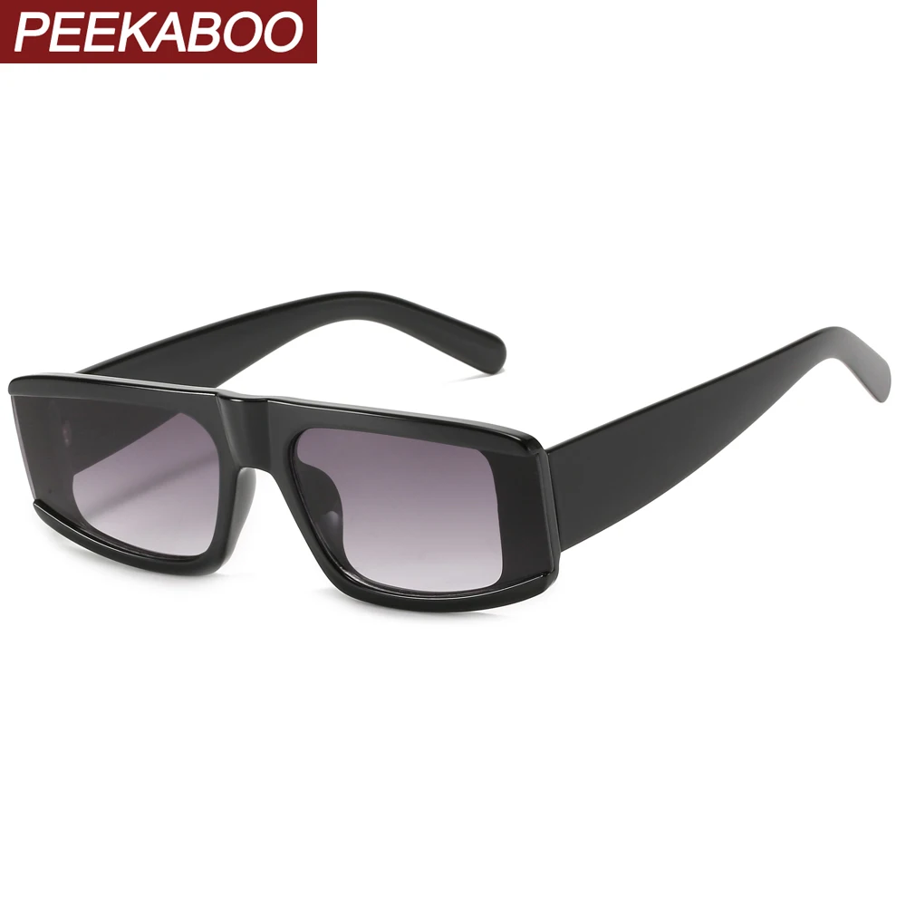 Peekaboo маленькие прямоугольные солнцезащитные очки для женщин uv400 2021 синий черный