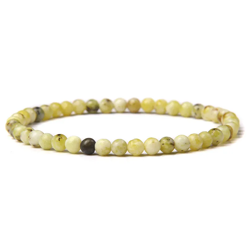 Chakra Energy Bracelet: Natural Agate & Onyx Beaded Stretch Jewelry