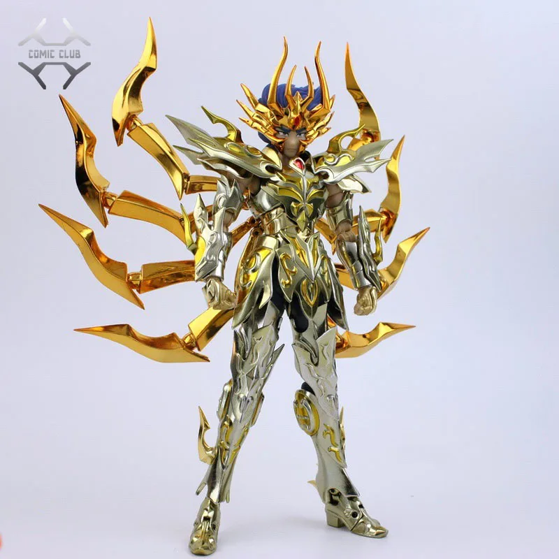 

COMIC CLUB IN-STOCK GT great toys sog ex cancer Death Mask Soul of Gold Saint Seiya Metal Armor Myth Cloth Gold Action Figure