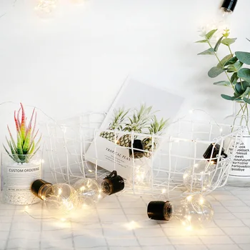 

Outdoor Garden Light String 100LED Retro Lights Garden Backyard Party Wedding Interior decoration Lights _WK