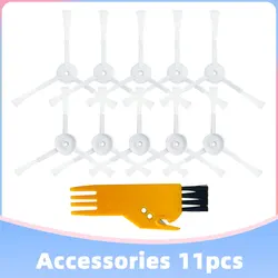 Piezas de Repuesto de cepillos laterales blancos para Xiaomi Mijia G1 Mi, accesorios de Robot aspirador + cepillo de corte