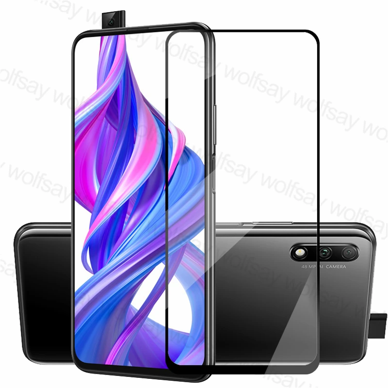 2 шт. защитное стекло для Huawei Honor 9X закаленное защитная пленка 9X|Защитные стёкла и