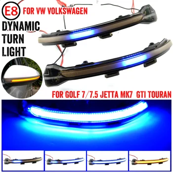 

Water Blink Dynamic Flowing Side Mirror LED Turn Signal Light For VW Golf 7 VII MK7.5 Jetta MK7 GTI R GTD GTE Touran