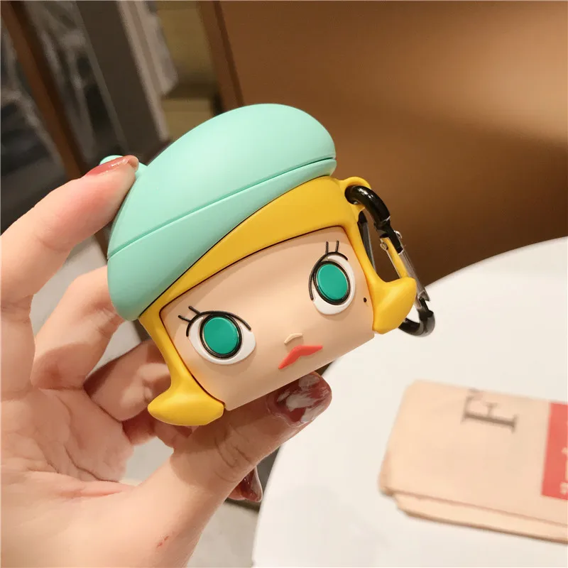 Cute Cartoon Princess Wireless Bluetooth Earphone Case for Apple AirPods 2 1 Cases PVC Silicone Headphone Protective Cover Box |