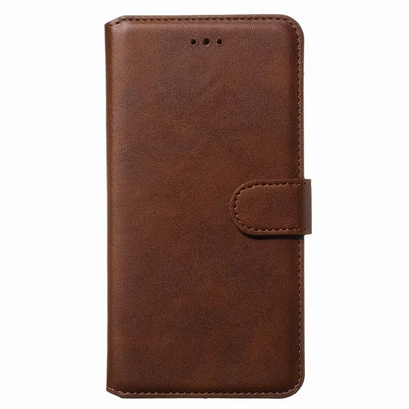 Чехол для samsung Galaxy S9 S 9, чехол для Galaxy S9, откидной кожаный кошелек с отделением для карт, функция телефонных книг, чехол для samsung S 9 - Цвет: Brown case