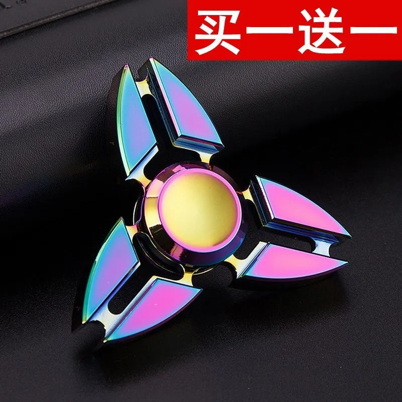 

Fidget Spinner Shining Version Colorful Night Light King Bearing High-Speed Long-lasting Mute Adult Finger Strong CKF