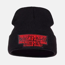 Шапка с вышивкой, шапка, зимняя теплая шапка Skullie для мужчин и женщин, вязаная шапка в стиле хип-хоп, вязаная теплая зимняя шапка унисекс, черный и белый цвета, подарки для косплея