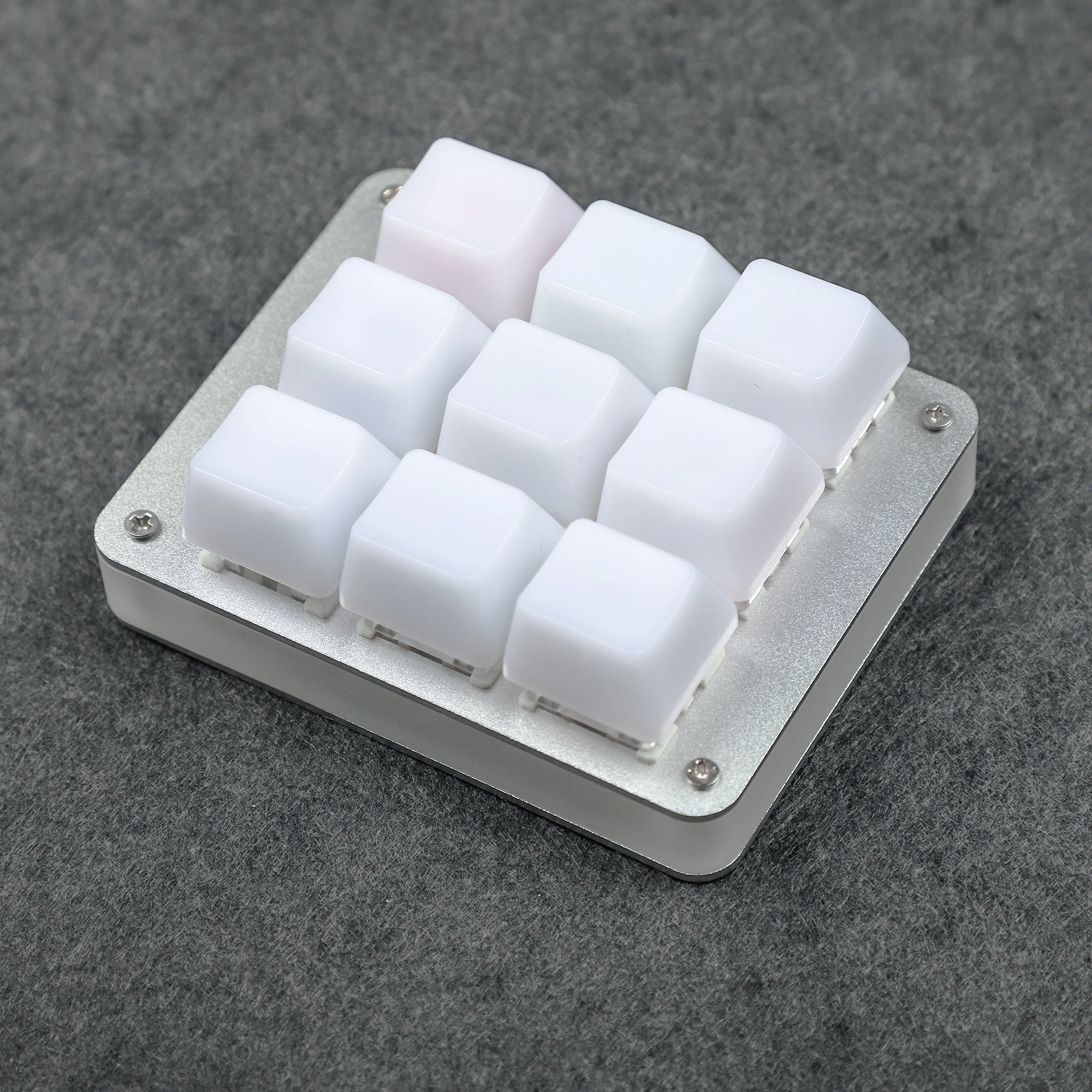 Teclado Mecânico Numpad para Jogos e Photoshop Key Alumínio Cnc Qmk Via Hotswap Ymdk Suporte Rgb Macro tipo c mx Switches - Imagem 3