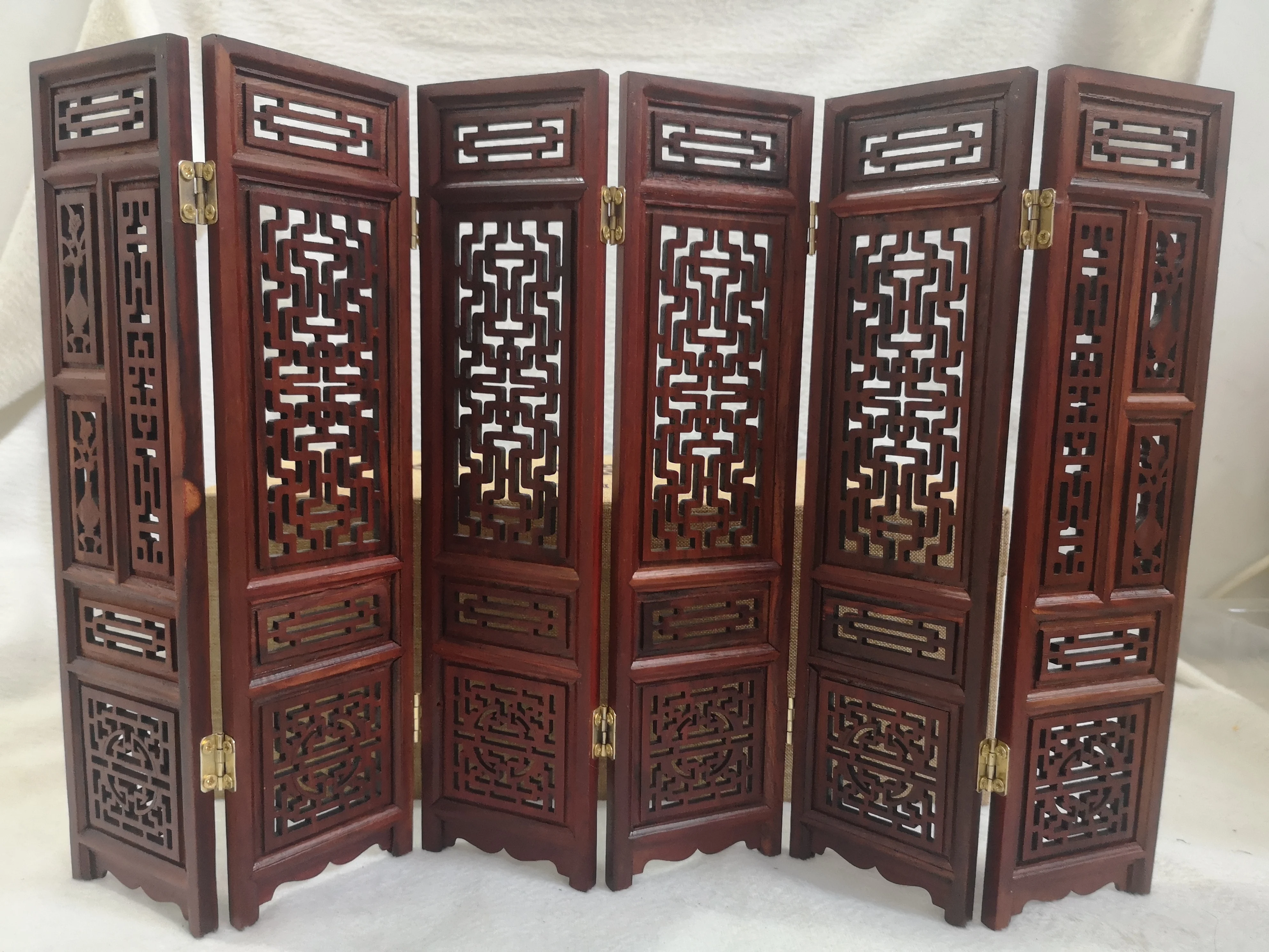 Вырезанный вручную китайский ящик и скульптура складной экран|folding screen|chinese