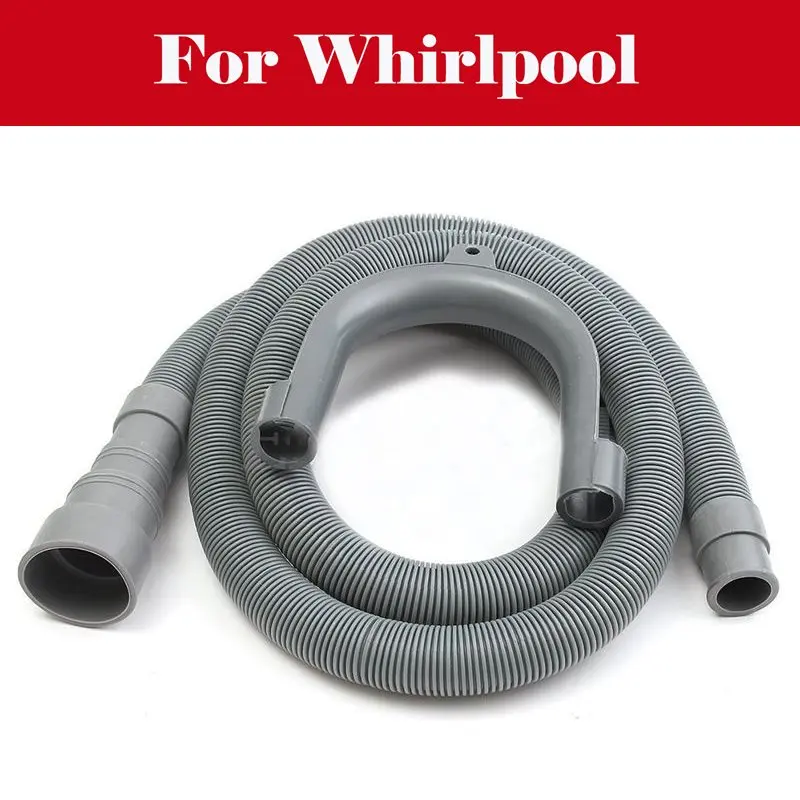 

1.5m Washing Machine Drain Waste Hose Extension Water Pipe Set For Whirlpool Superb Atom 62I SUPERWASH I-65 Bloom Wash