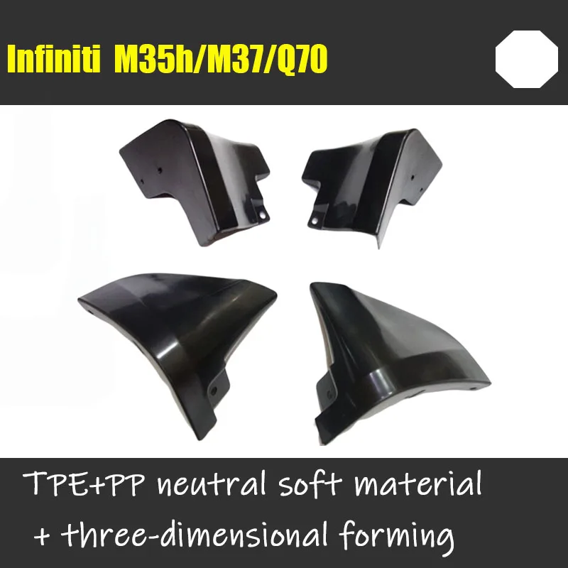 Car fenders for Infiniti Q70 M35h M37 y51 2011~ Fender Mudguards Flap Splash Flaps Mudguard Mud Flaps AUTO Accessories