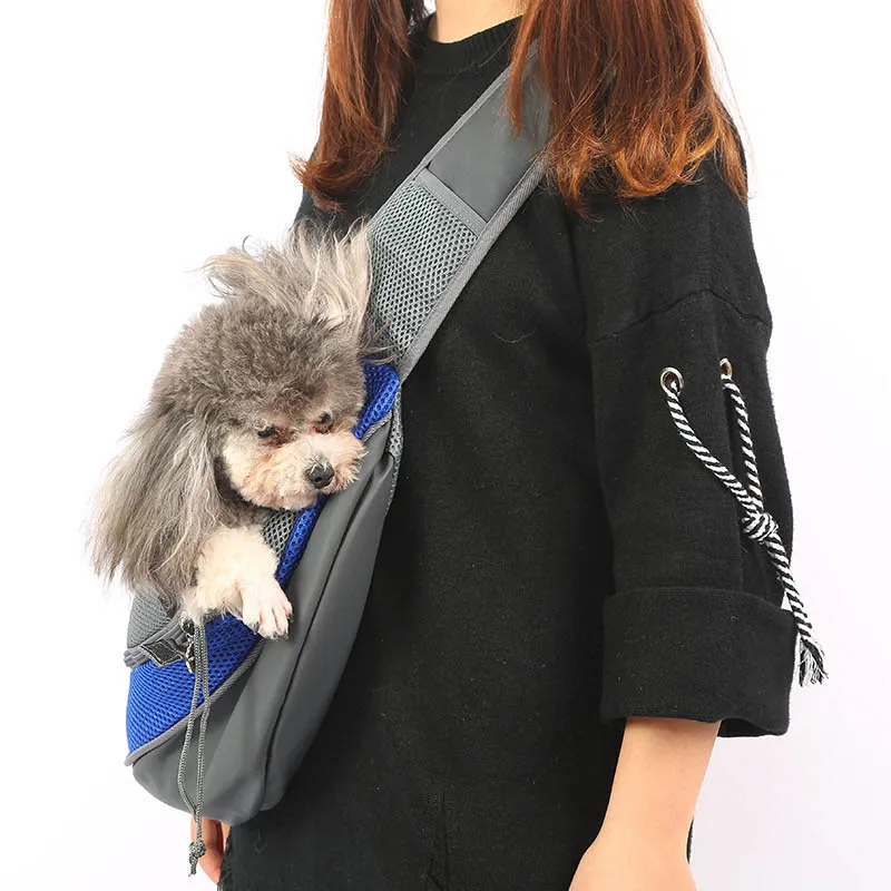 Pet Puppy Carrier S/L Открытый Путешествия собака сумка сетка Оксфорд один комфорт слинг Сумочка Сумка