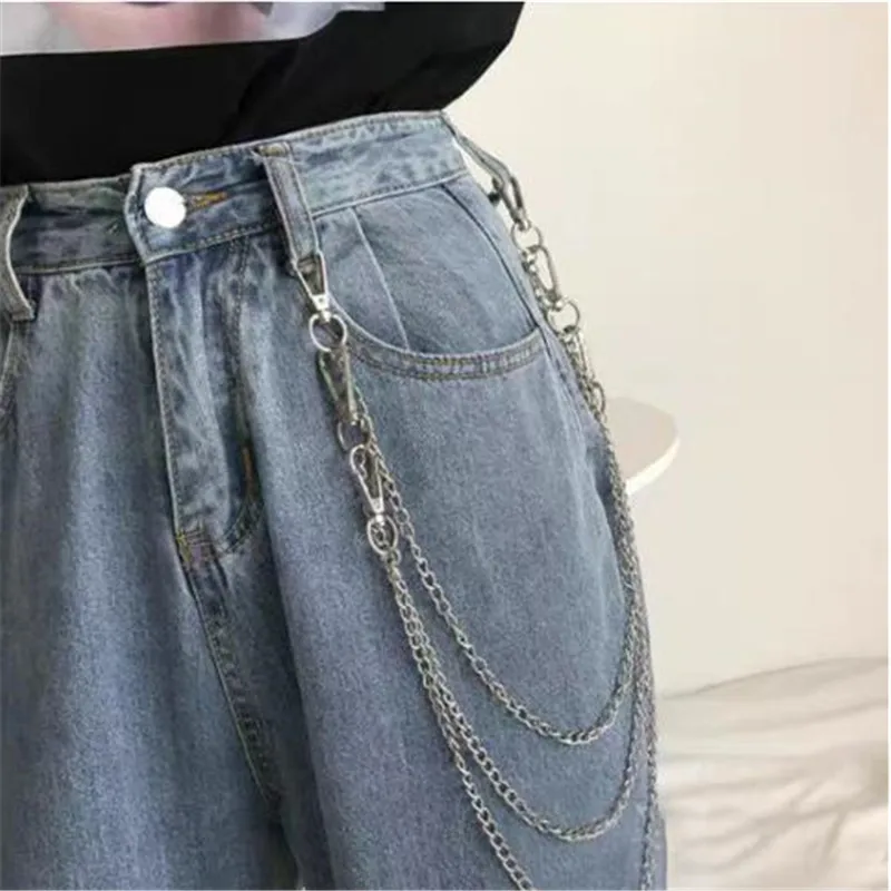 Цепочка для ключей в стиле хип-хоп хипстерская уличная с кисточками