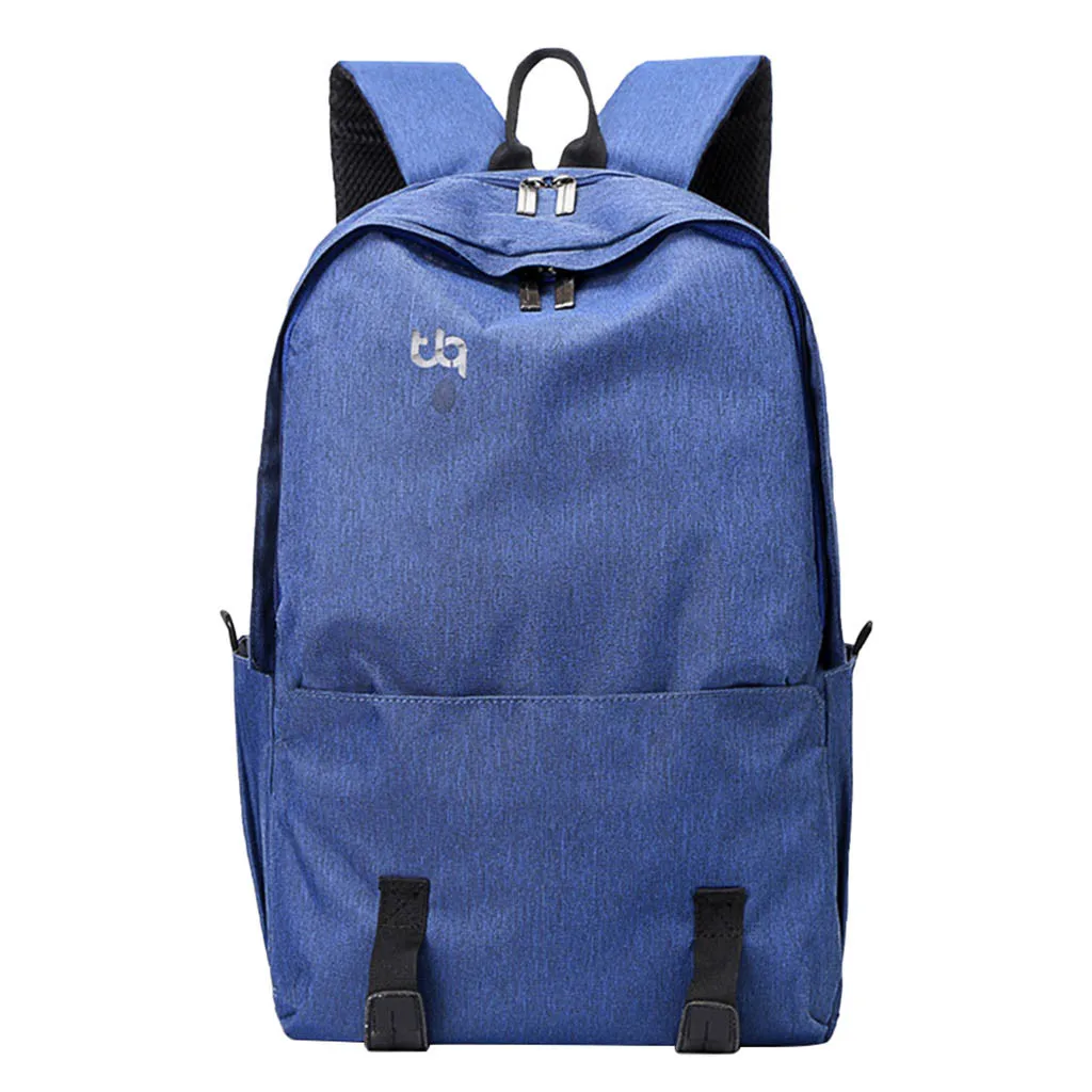 Деловая сумка для ноутбука, повседневный рюкзак, Студенческая сумка, Большой Вместительный Одноцветный водонепроницаемый нейлоновый рюкзак для путешествий - Цвет: F