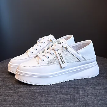 

2020 summer Korean version of the wild mesh breathable thick bottom step on the foot two wear sports shoes for women ZP-185