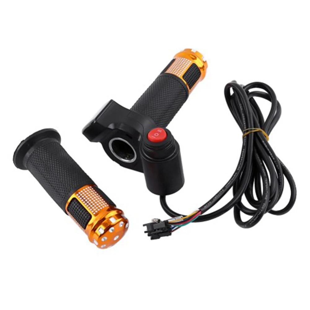

Screen Electric Bike Use Throttle Grip LED Display Speed Control Replacement Durable For Scooter With Wire Accessories Twist