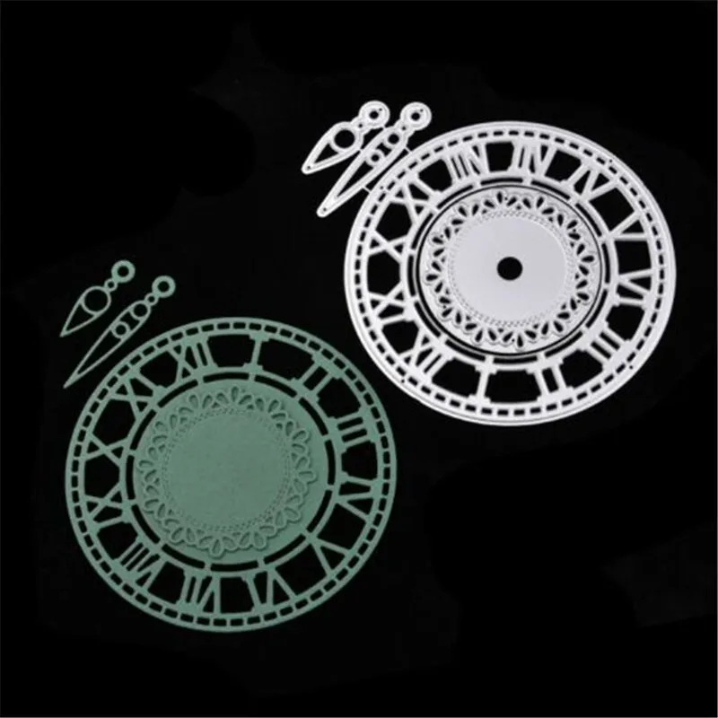 Metal Clock Cutting Dies Stencils | Metal Paper Cards - Metal Cutting ...