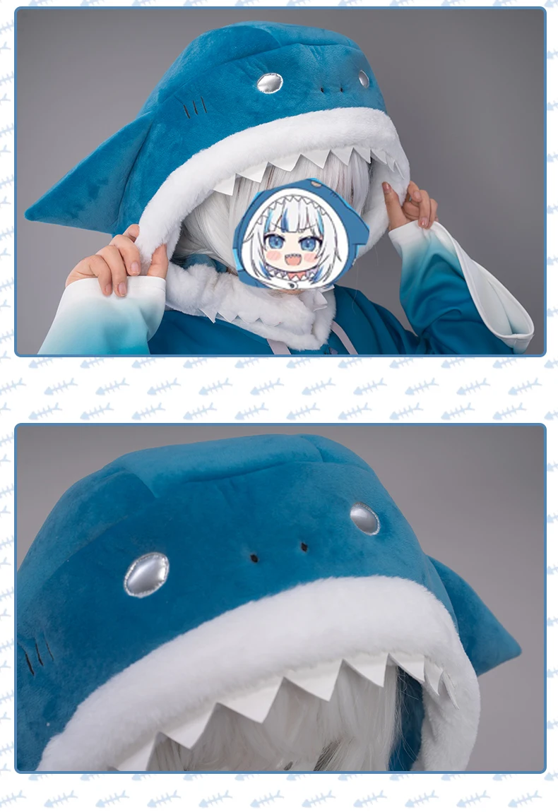 WOWO U Uwowo Hololive Cosplay Costume Shark Hat Suit Anime Costumes Girl Women Cute Blue Body -Zentai shop online H5940291de3954848b614e83bc4bf4afbn.jpg
