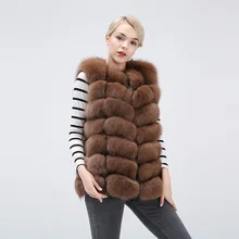 Aliexpress - Natural Fox Fur vest Autumn Winter Warm Vest Female Fashion Warm Fox Fur Coat Natural