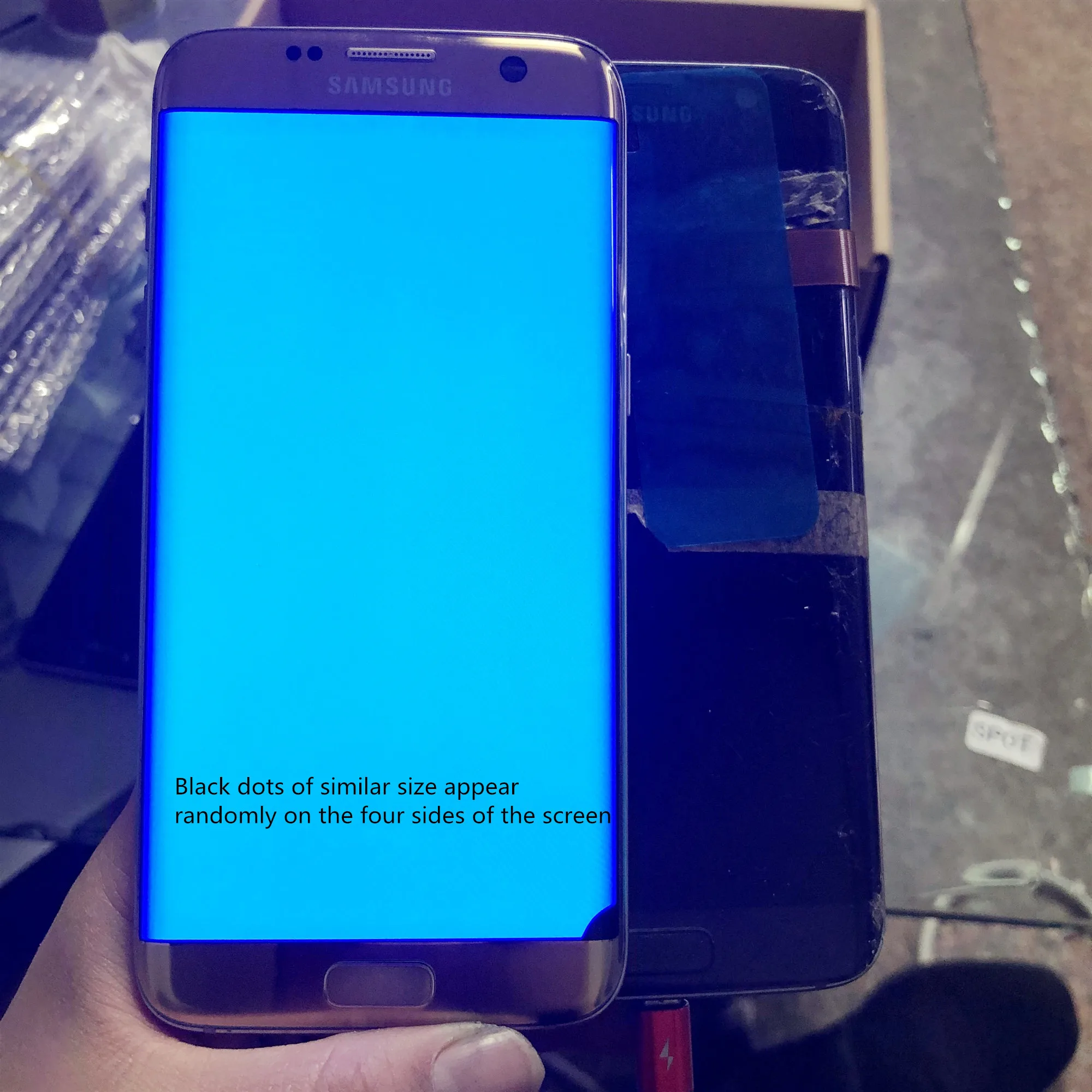 ЖК-дисплей Super AMOLED с битыми пикселями 5 дюйма для Samsung Galaxy S7 edge G935 G935F G935FD ЖК-дисплеи
