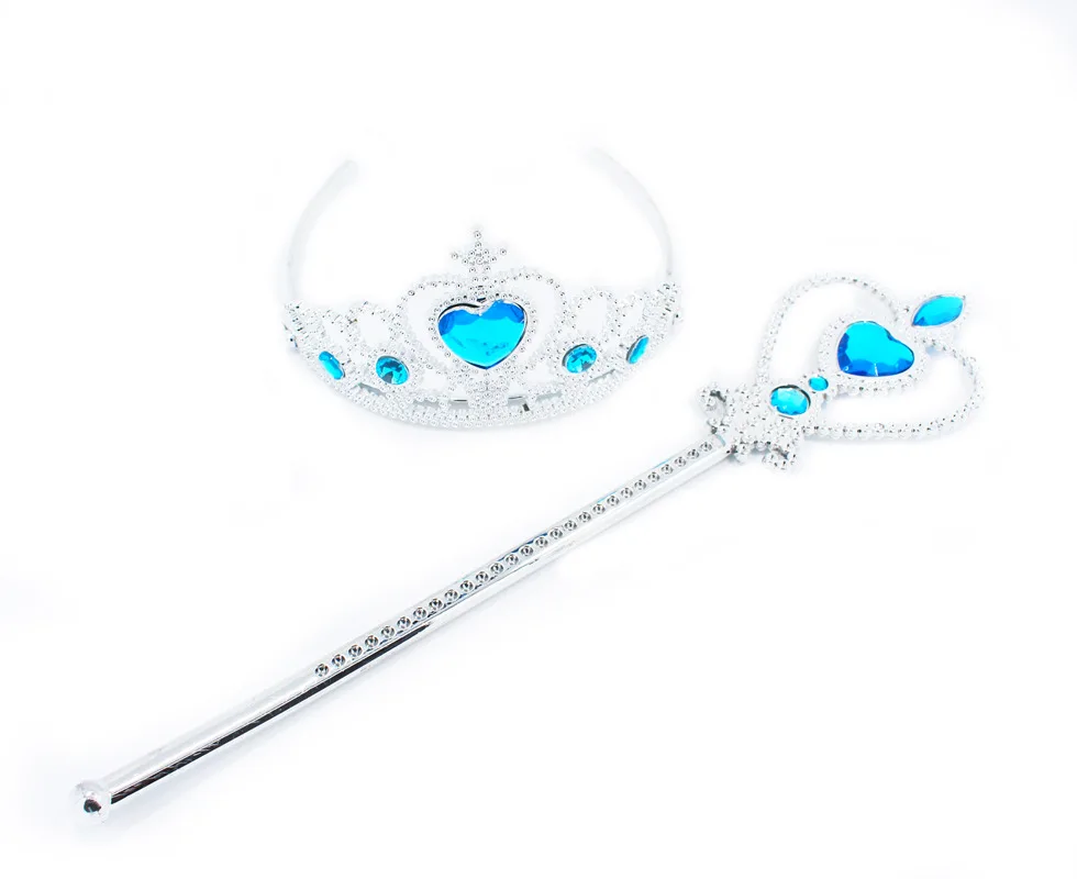 Accessories 1 Детская одежда на Хэллоуин для детей от 3 до 10 лет летнее платье принцессы Эльзы с длинными рукавами для девочек, платье для костюмированной вечеринки, платье принцессы - Цвет: Accessories 1
