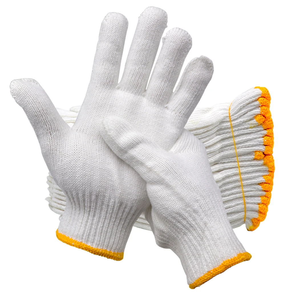 120 Pasang Kapas Enkripsi Kapas Benang Sarung Tangan Wear Resistant Sarung Tangan Kerja Ski Sarung Tangan Aliexpress