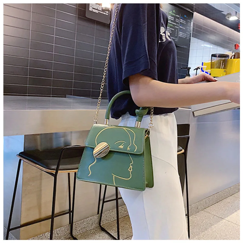 MSGHER, женская сумка на плечо с золотыми вставками, Джокер, Ниша, сумочка с текстурой, ремень с металлической цепочкой, практичная, сумка для девочек WB3123