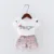 Two Pieces Cotton Girls Clothing Sets Summer Vest Sleeveless Children Sets Fashion Girls Clothes Suit Casual Floral Outfits 1-5T