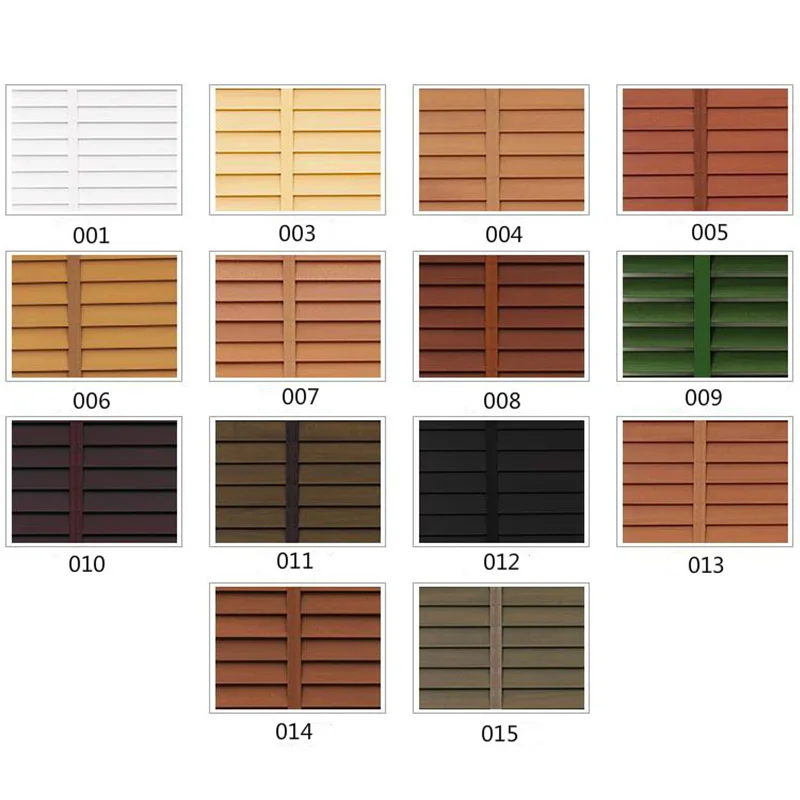 Basswood slats samples with 14 colors, Blinds Color Swatch Sample - Цвет: color swatch