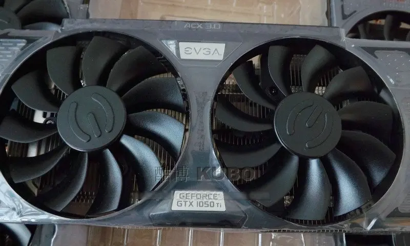 Для EVGA GTX1050TI SSC игровая Графика Видеокарта радиатор ACX3.0 две тепловые трубки двойной вентилятор